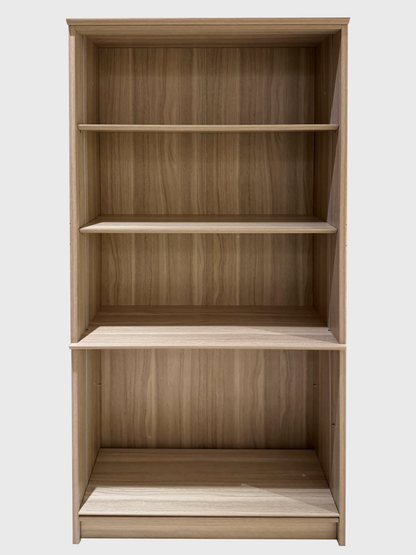 FXF Modern Woodgrain Open Bookshelves